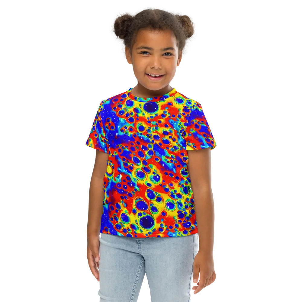 Neon Lagoon on Kids Crew Neck T-Shirt — Front