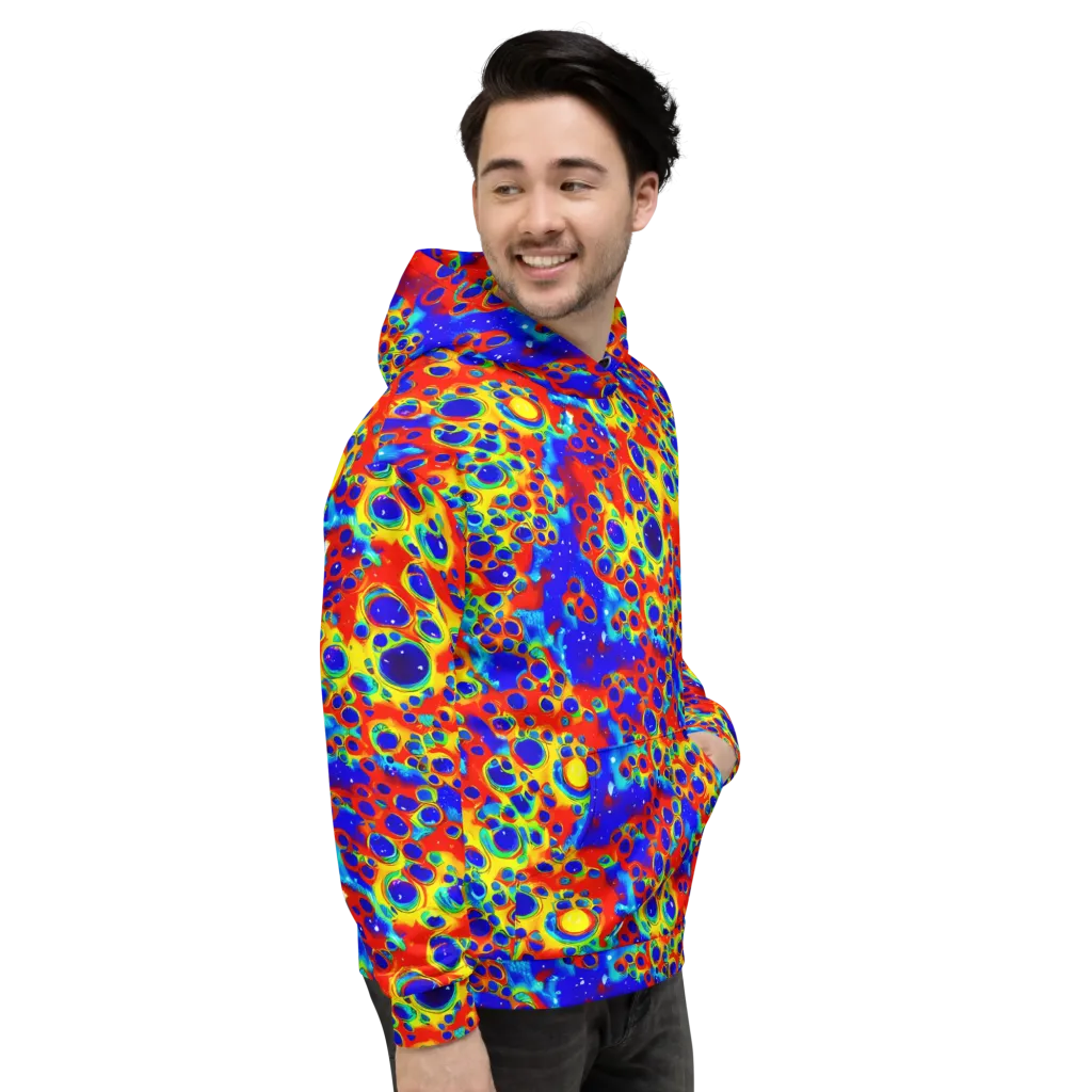 Neon Lagoon on Hoodie — Right