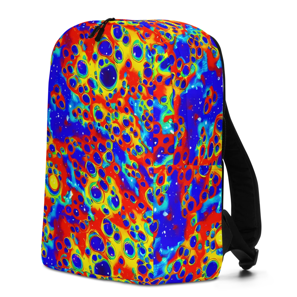 Neon Lagoon on Minimalist Backpack — Left