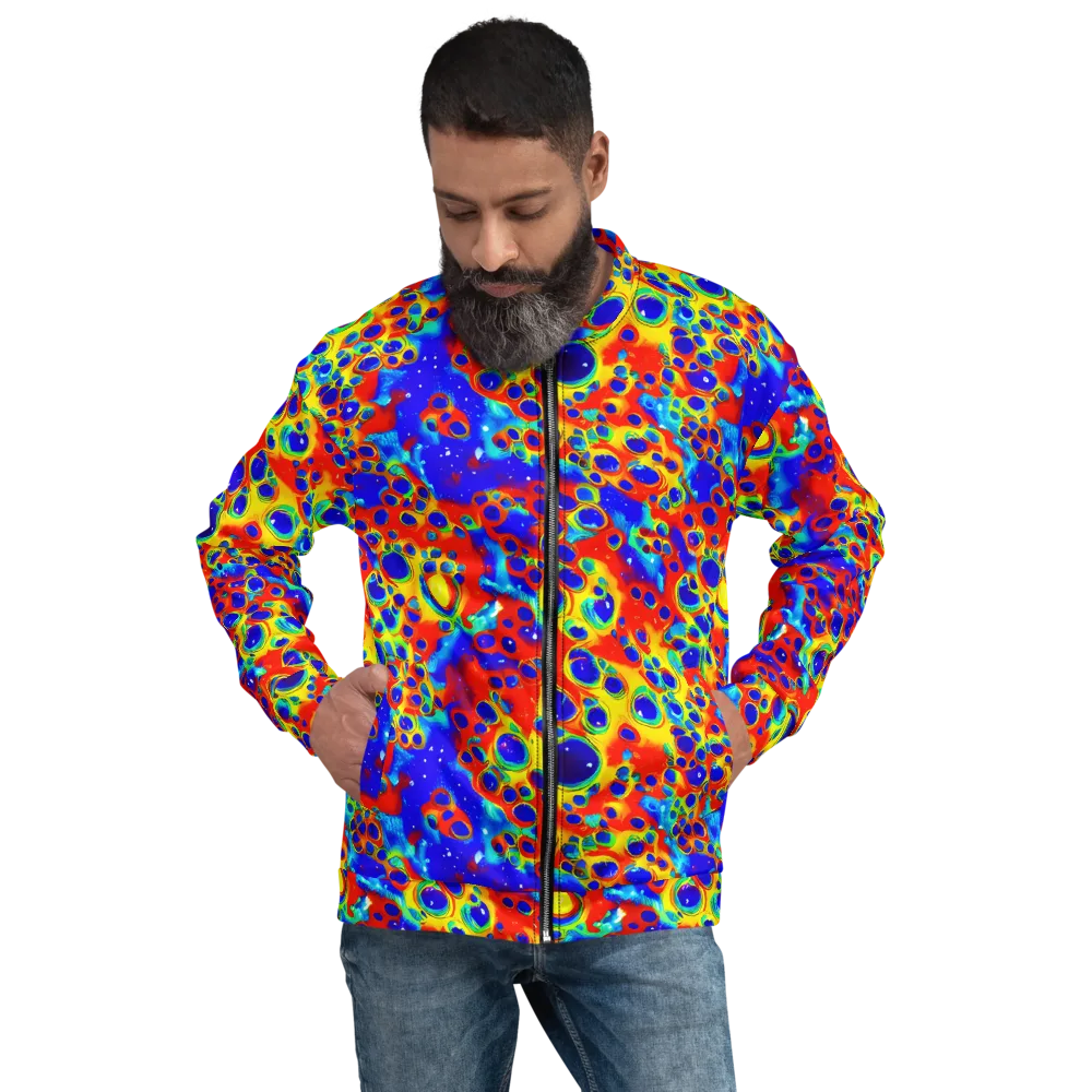 Neon Lagoon on Bomber Jacket — Front