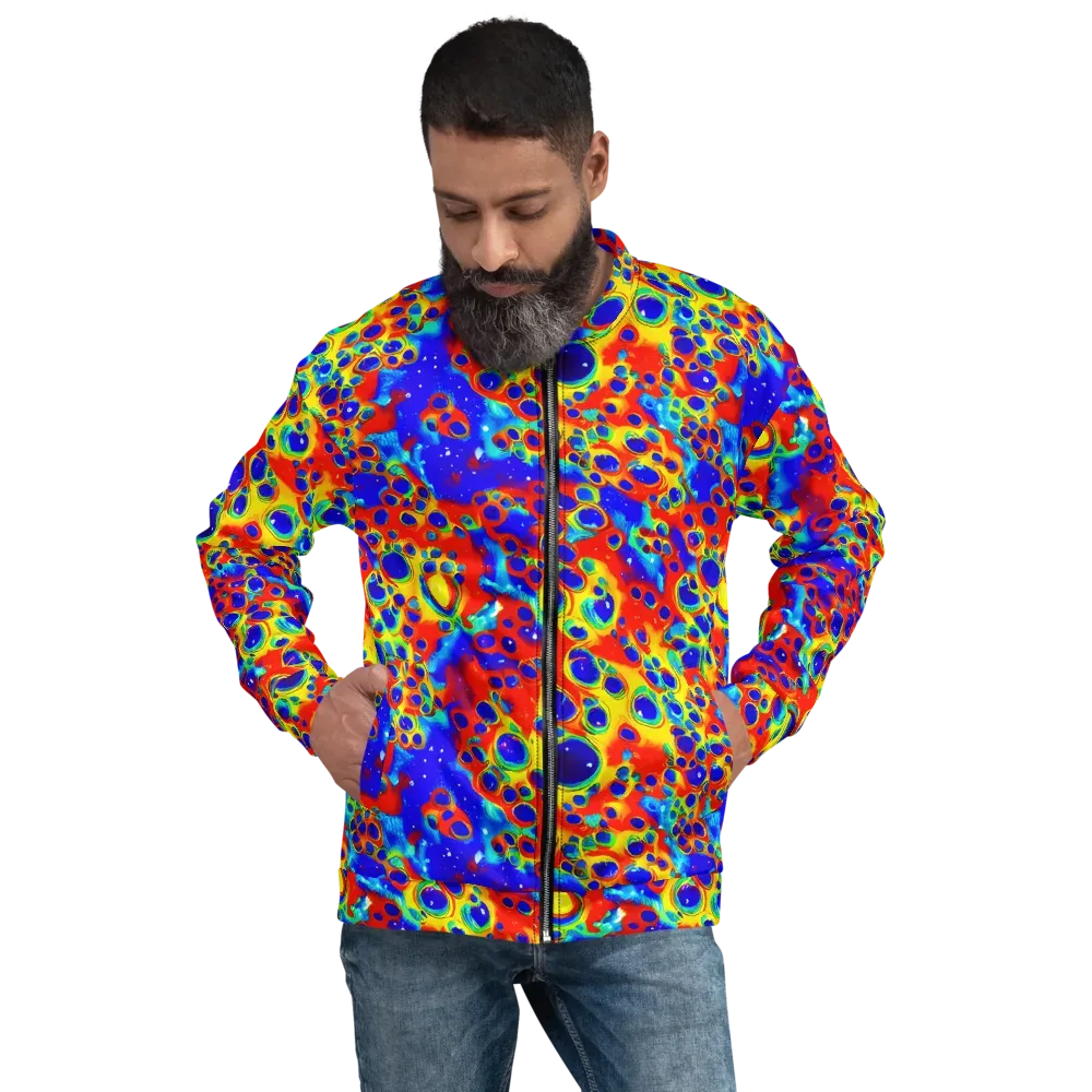 Neon Lagoon on Bomber Jacket — Front