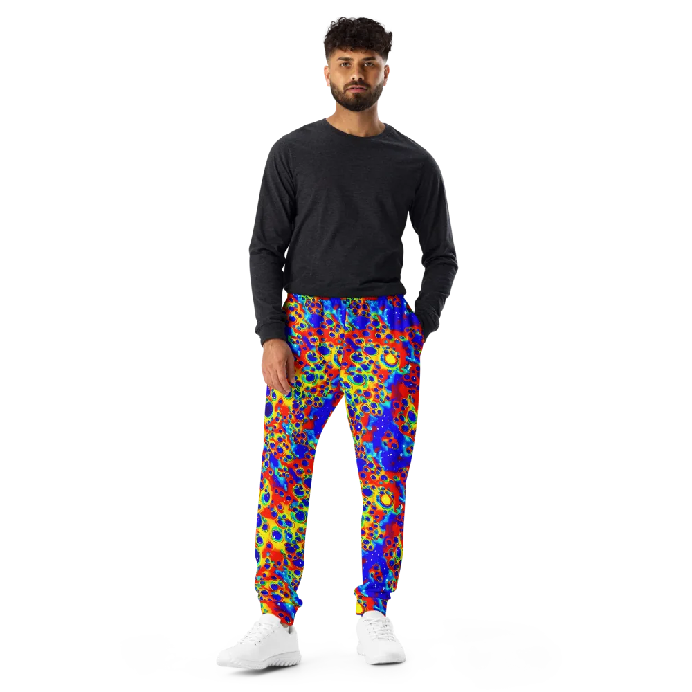 Neon Lagoon on Men's Joggers — Front