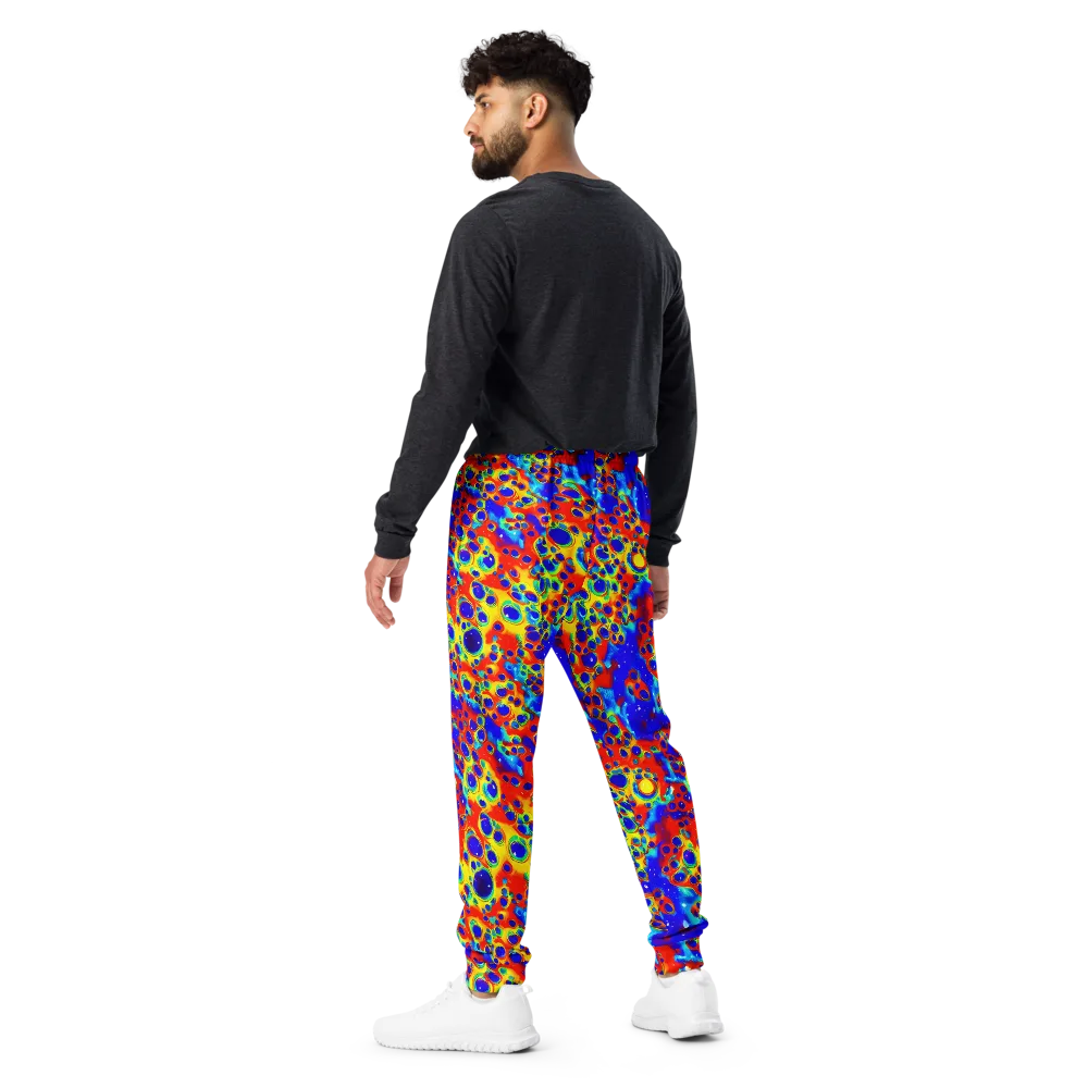 Neon Lagoon on Men's Joggers — Back