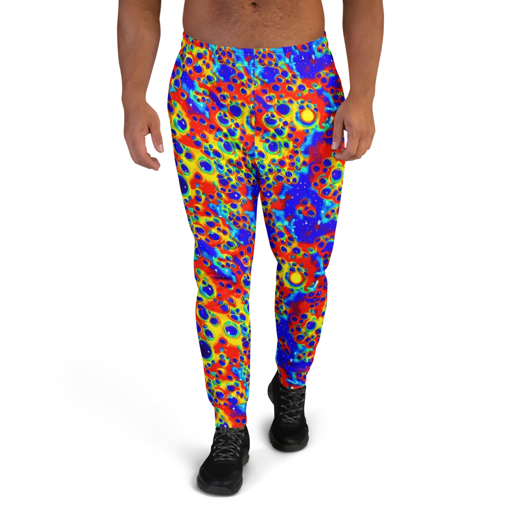 Neon Lagoon on Men's Joggers — Front