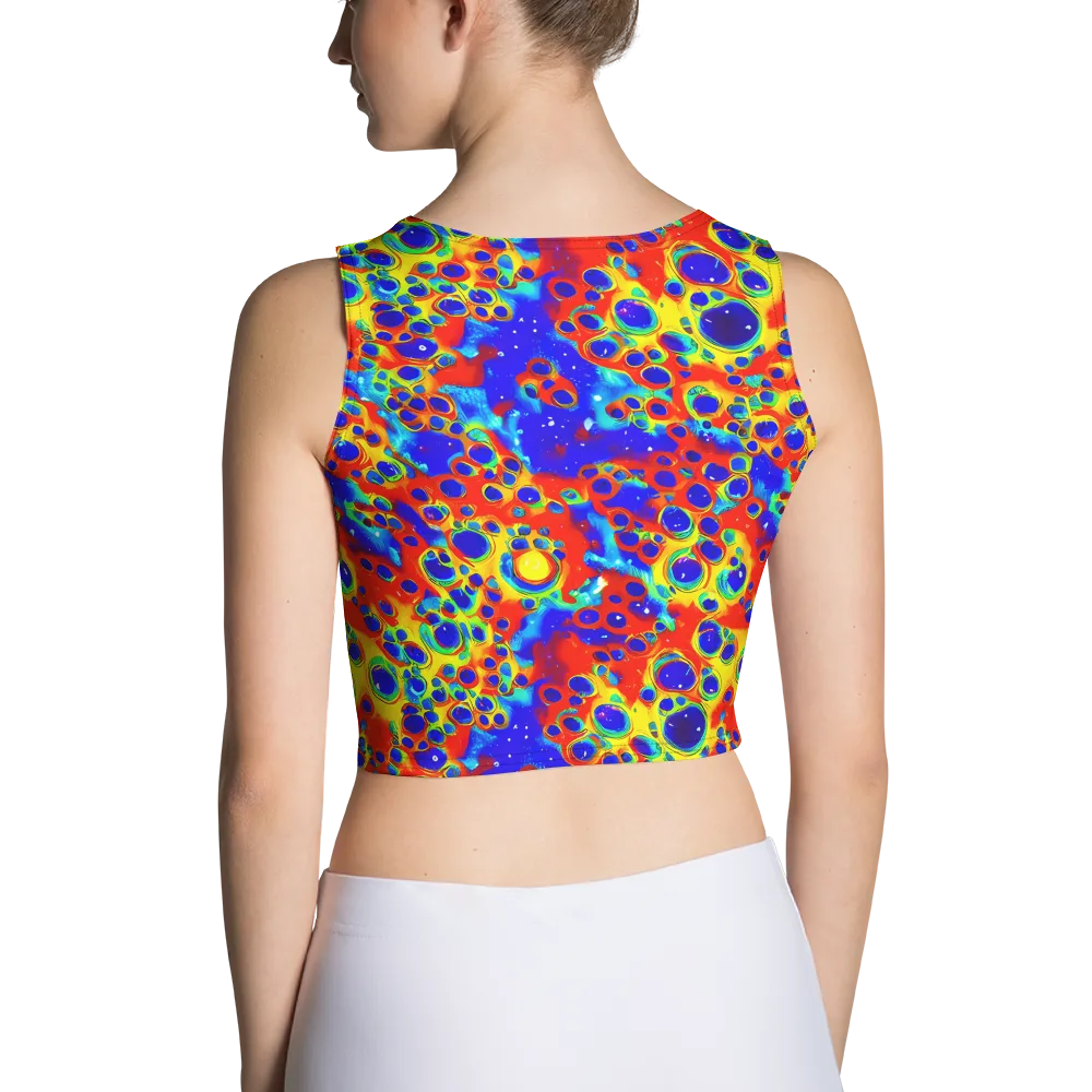 Neon Lagoon on Crop Top — Back