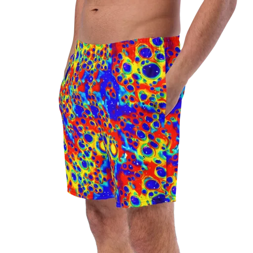 Neon Lagoon on a Swim Trunks