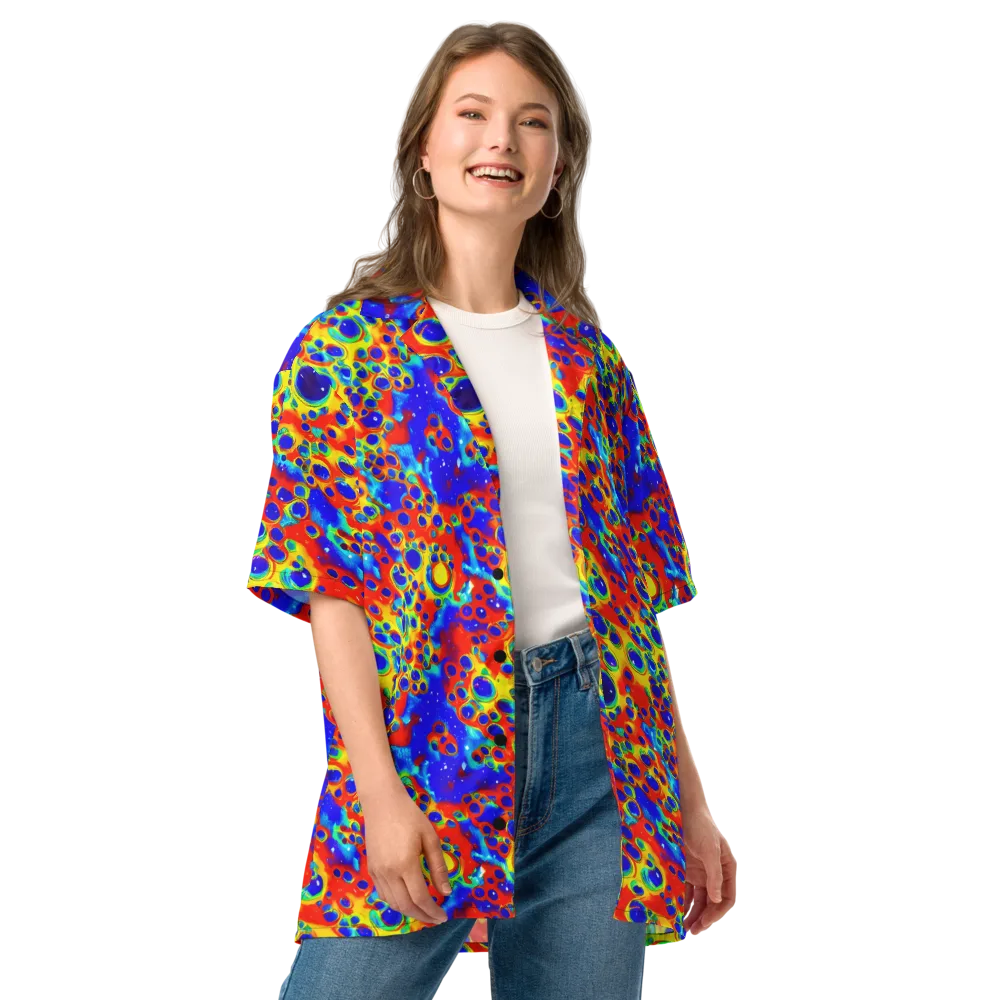 Neon Lagoon on Button Shirt — Front