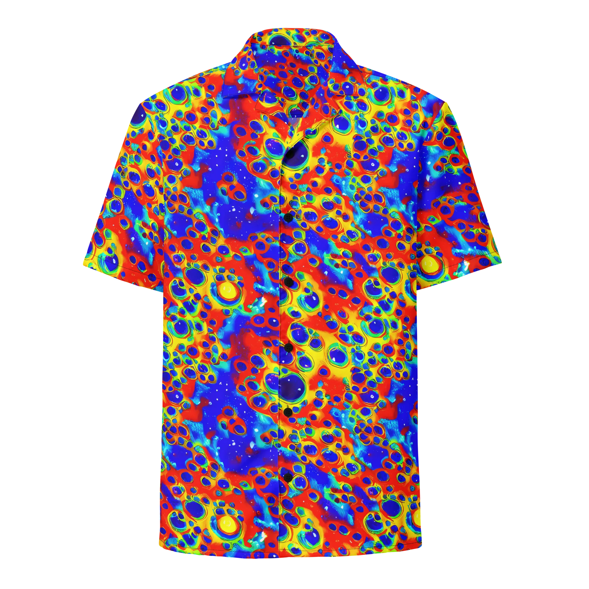 Neon Lagoon on Button Shirt — Front