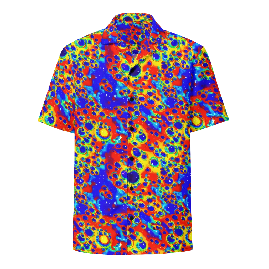 Neon Lagoon on Button Shirt — Front