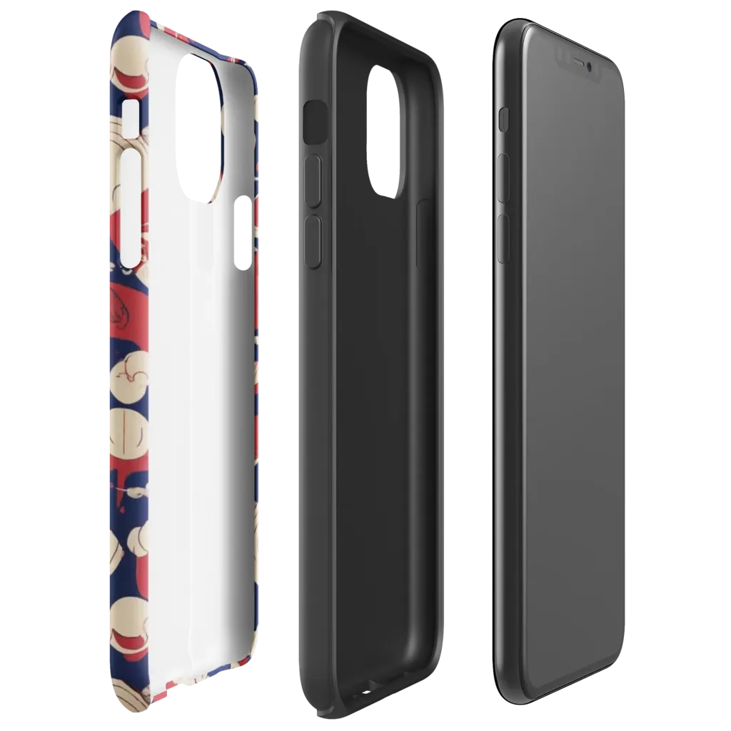 Crimson Constellation on Tough Case for iPhone® — Right