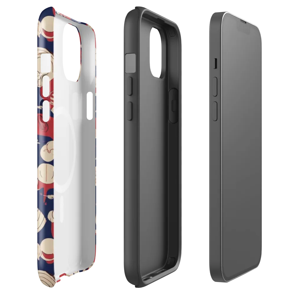 Crimson Constellation on MagSafe Tough Case for iPhone® — Front
