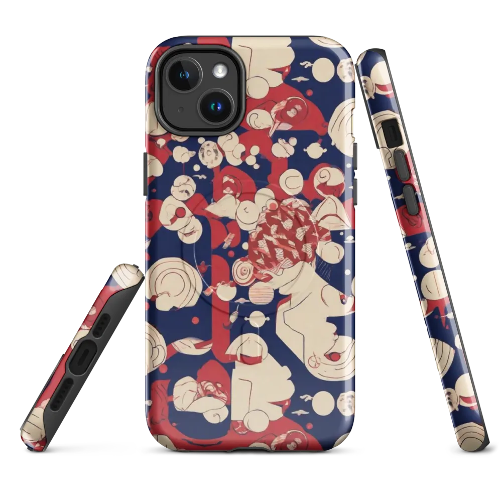 Crimson Constellation on MagSafe Tough Case for iPhone® — Front