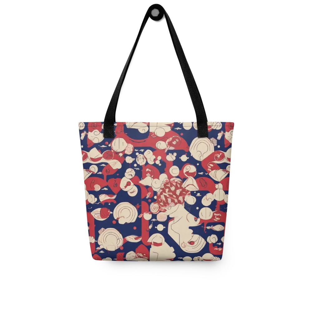 Crimson Constellation on Tote Bag — Front