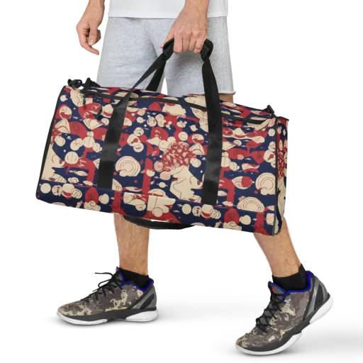 Crimson Constellation on a Duffle Bag