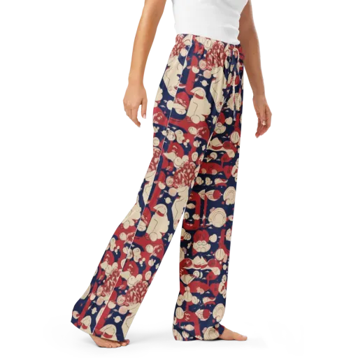 Crimson Constellation on a Women's Pajama Pants