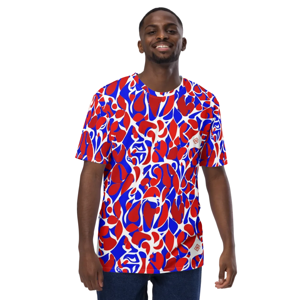 Red Tide Rhapsody on Men's Crew Neck T-Shirt — Front
