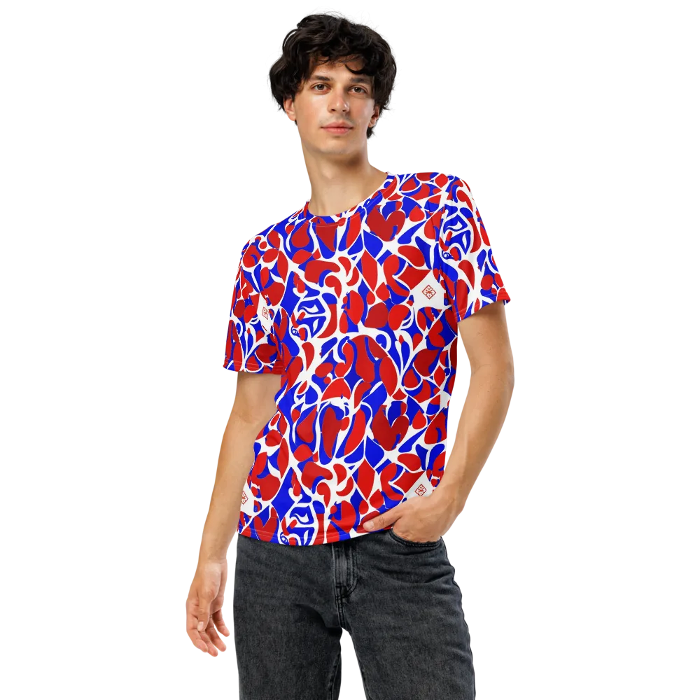 Red Tide Rhapsody on Men's Crew Neck T-Shirt — Front