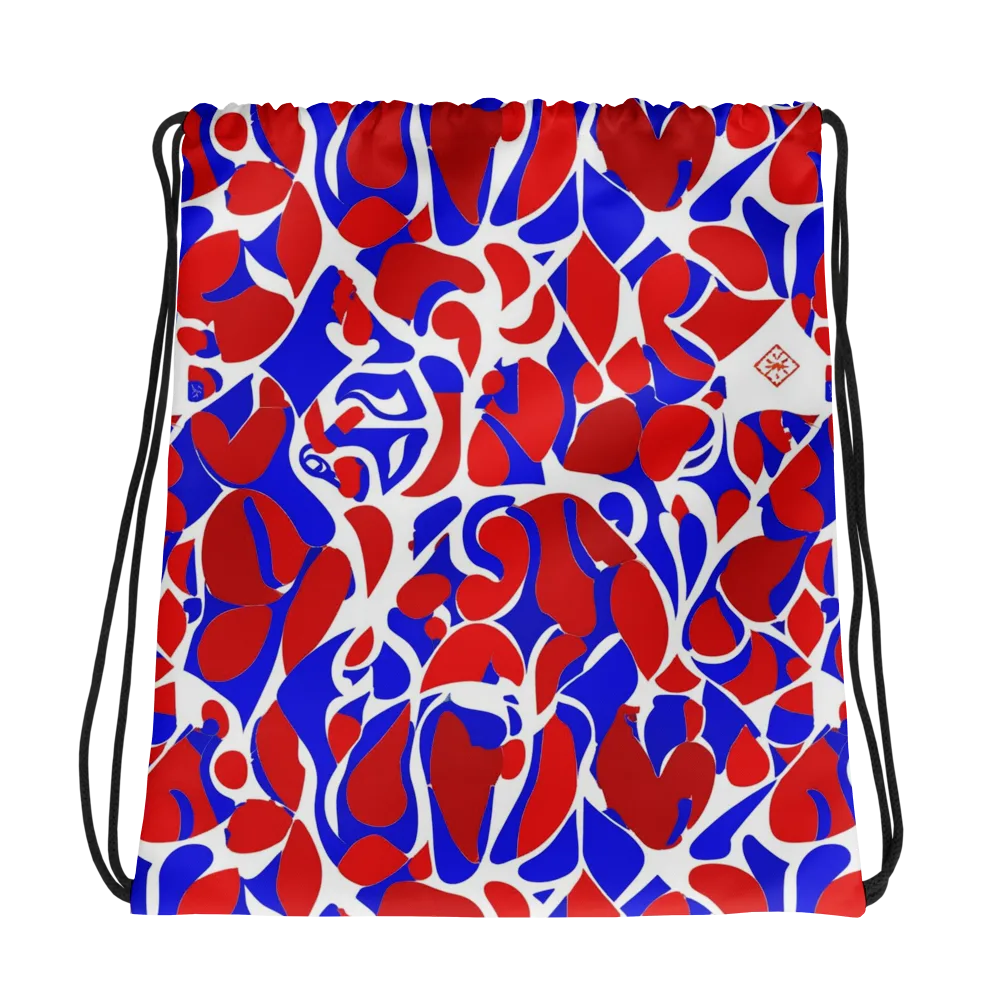 Red Tide Rhapsody on Drawstring Bag — Photo