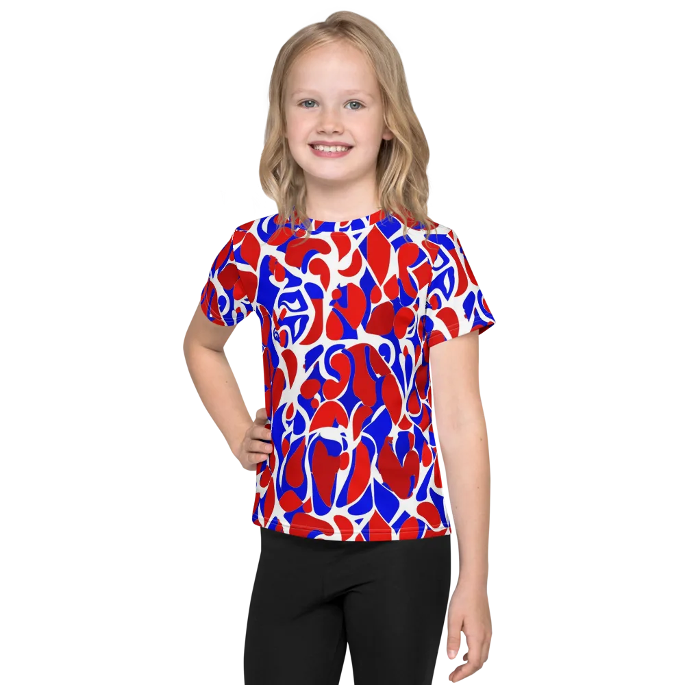 Red Tide Rhapsody on Kids Crew Neck T-Shirt — Front