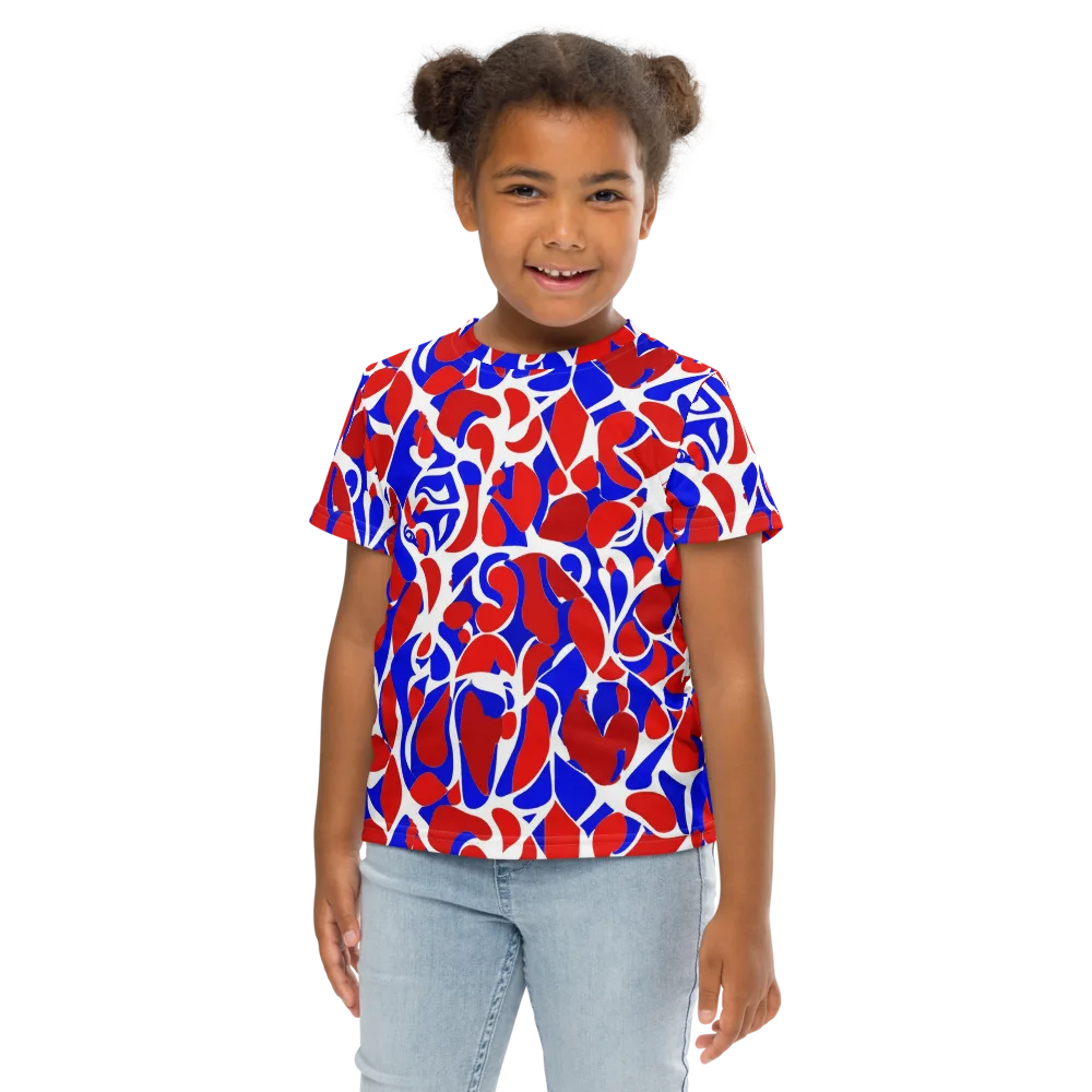 Red Tide Rhapsody on Kids Crew Neck T-Shirt — Front