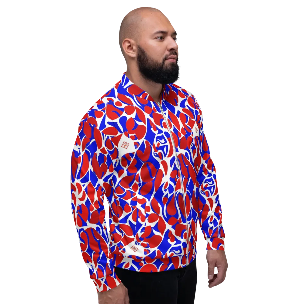 Red Tide Rhapsody on Bomber Jacket — Right