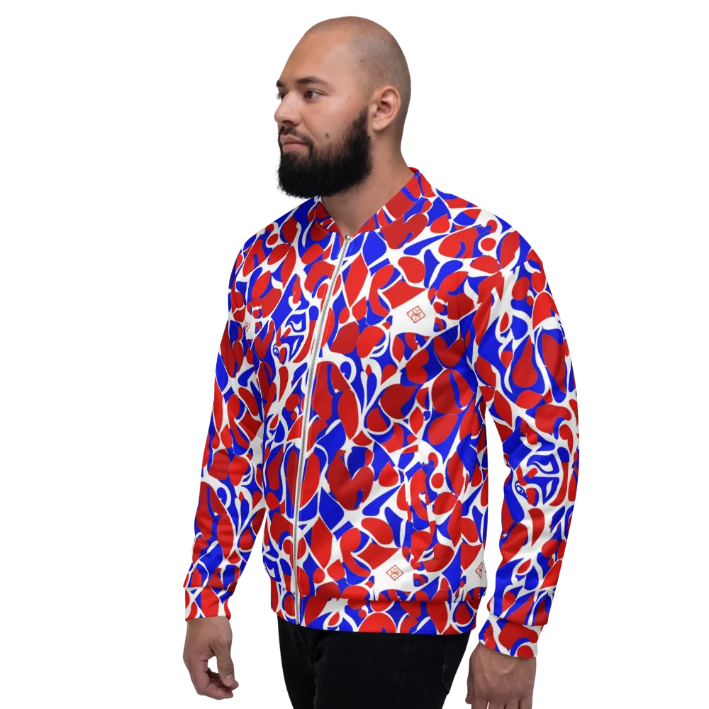 Red Tide Rhapsody on Bomber Jacket — Left