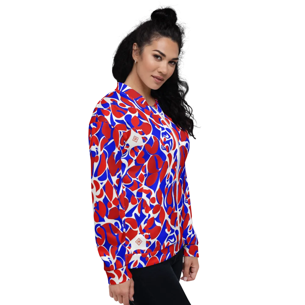 Red Tide Rhapsody on Bomber Jacket — Right
