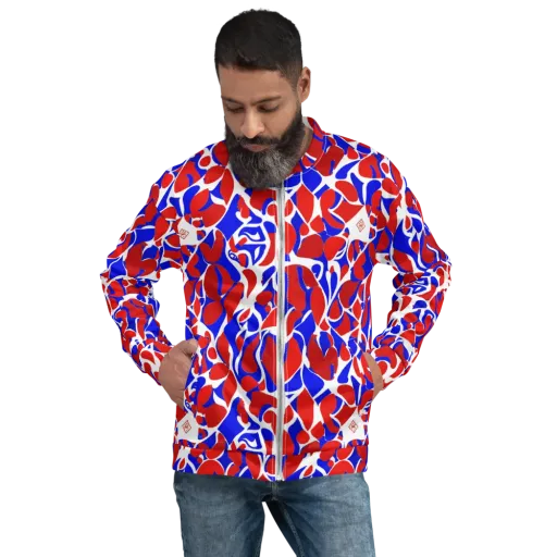 Red Tide Rhapsody on a Bomber Jacket