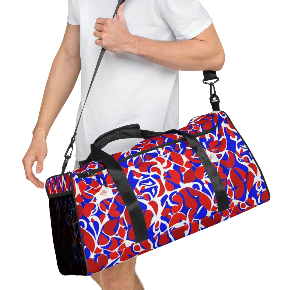 Red Tide Rhapsody on Duffle Bag — Right Front