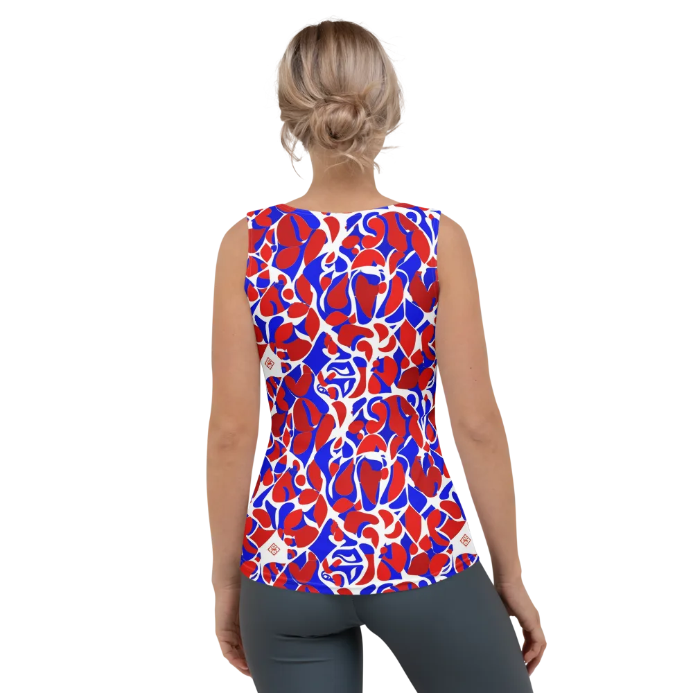 Red Tide Rhapsody on Women's Tank Top — Back