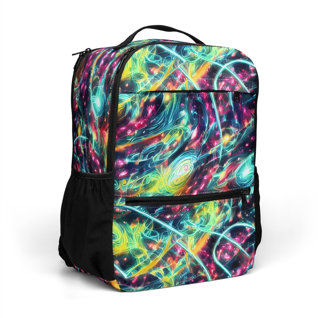 Afterdark Aurora on Utility Backpack — Right Front