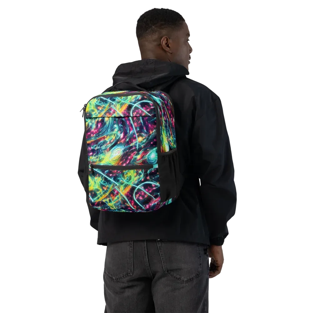 Afterdark Aurora on Utility Backpack — Back