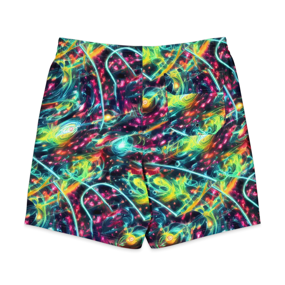 Afterdark Aurora on Men's Board Shorts — Back