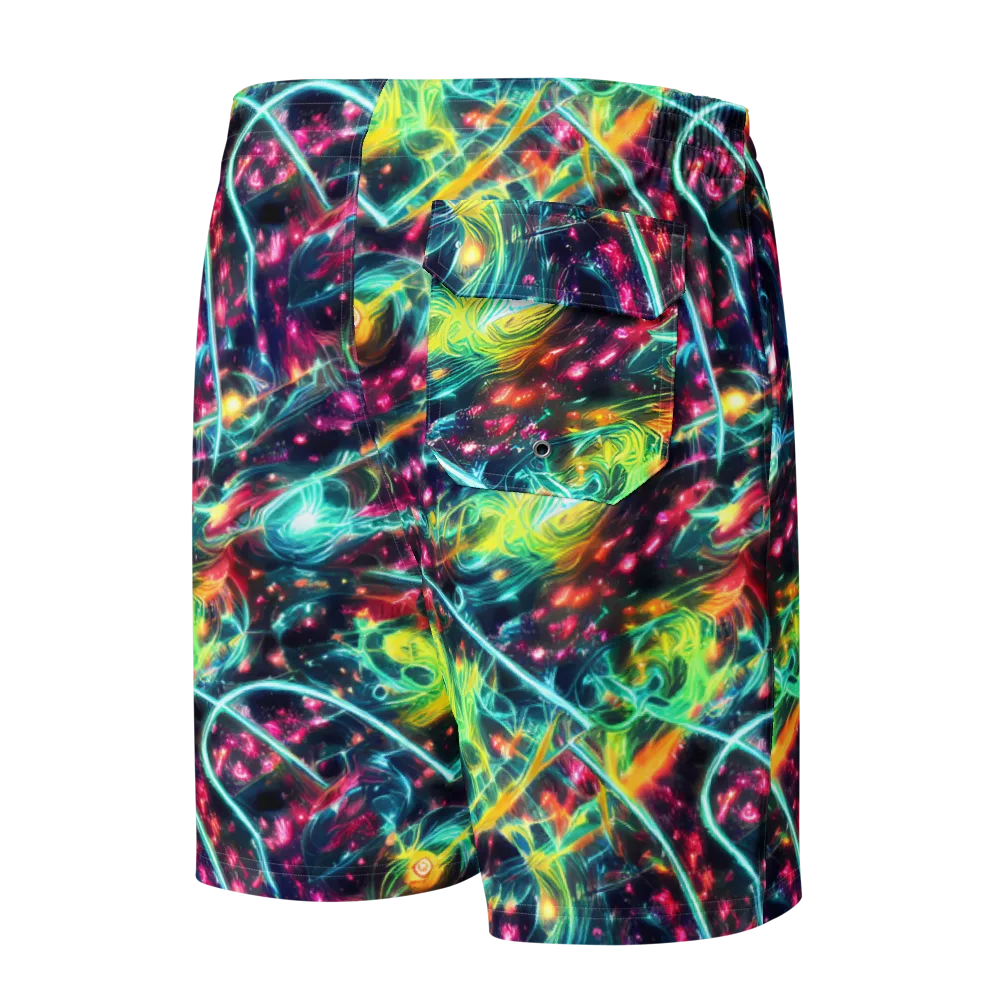 Afterdark Aurora on Men's Board Shorts — Back
