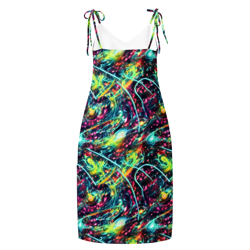 Afterdark Aurora on Slip Dress — Back