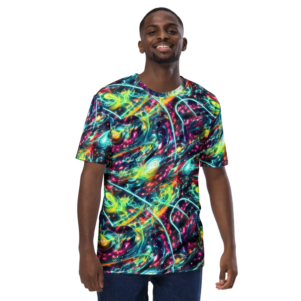 Afterdark Aurora on Men's Crew Neck T-Shirt — Front