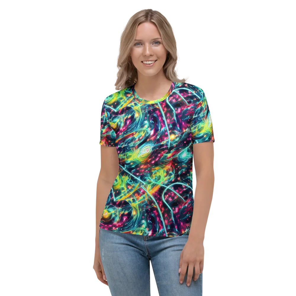 Afterdark Aurora on Women's Crew Neck T-Shirt — Front