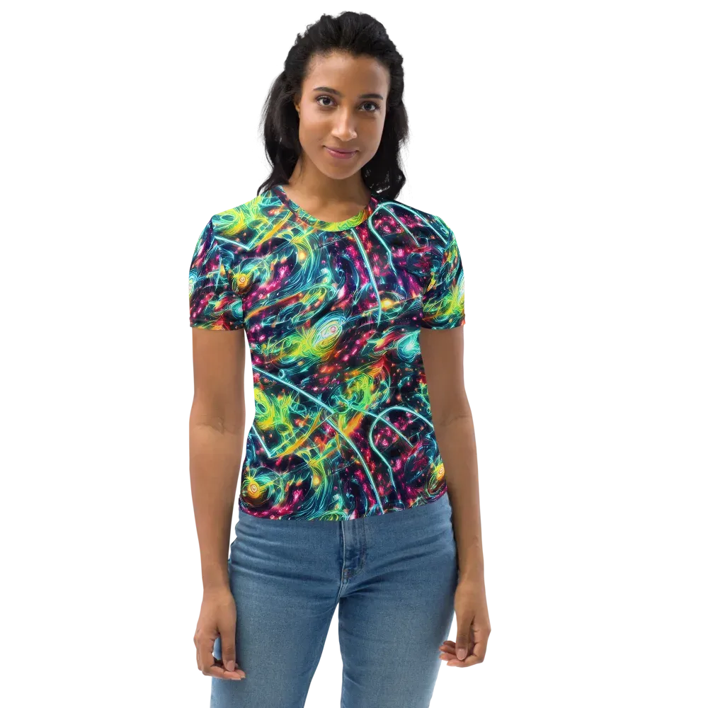 Afterdark Aurora on Women's Crew Neck T-Shirt — Front