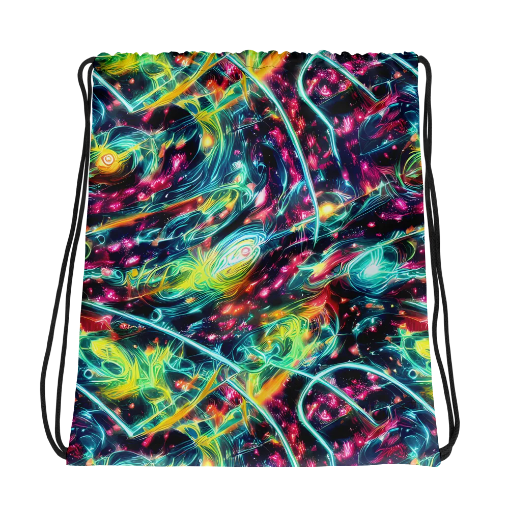 Afterdark Aurora on Drawstring Bag — Photo