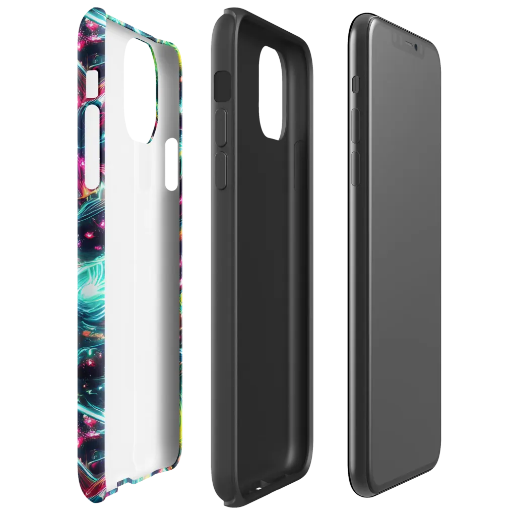 Afterdark Aurora on Tough Case for iPhone® — Right