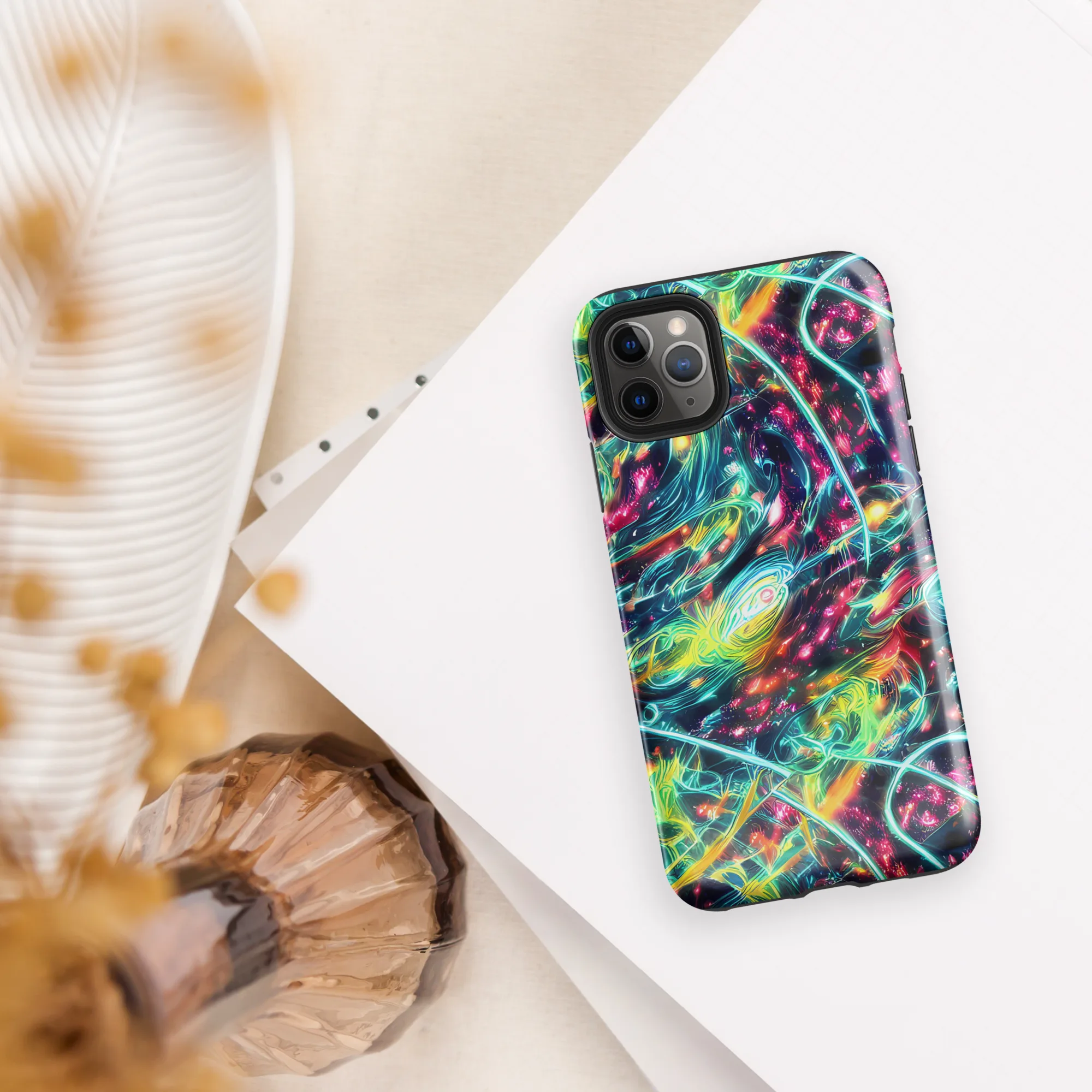 Afterdark Aurora on Tough Case for iPhone® — Front