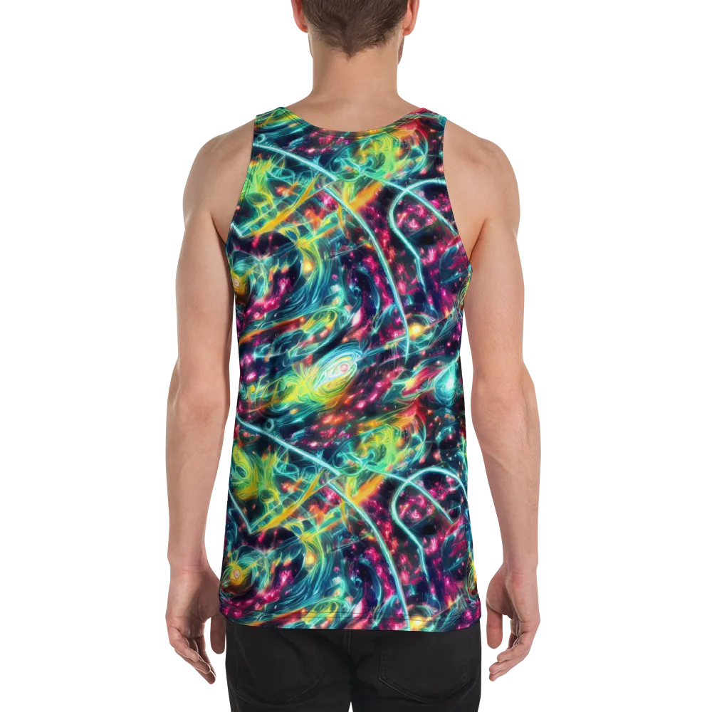 Afterdark Aurora on Men's Tank Top — Back
