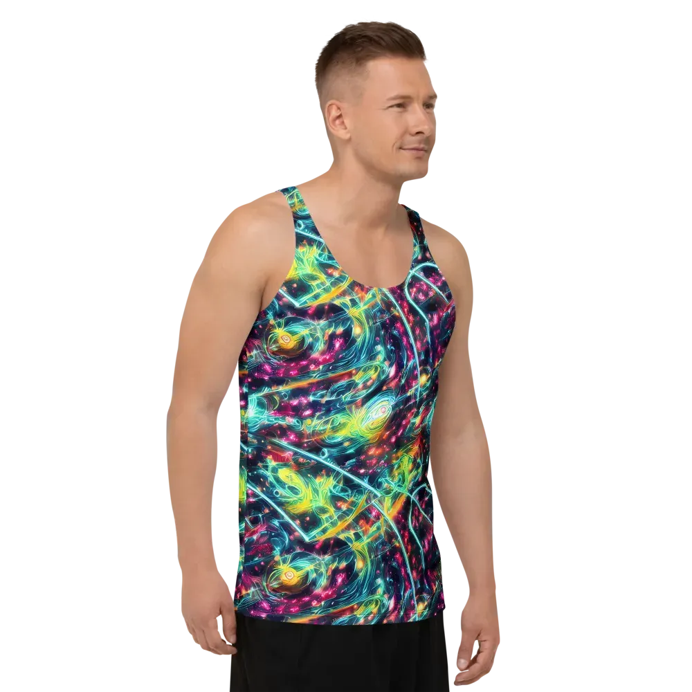 Afterdark Aurora on Men's Tank Top — Right Front