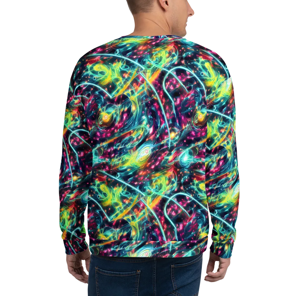 Afterdark Aurora on Sweatshirt — Back