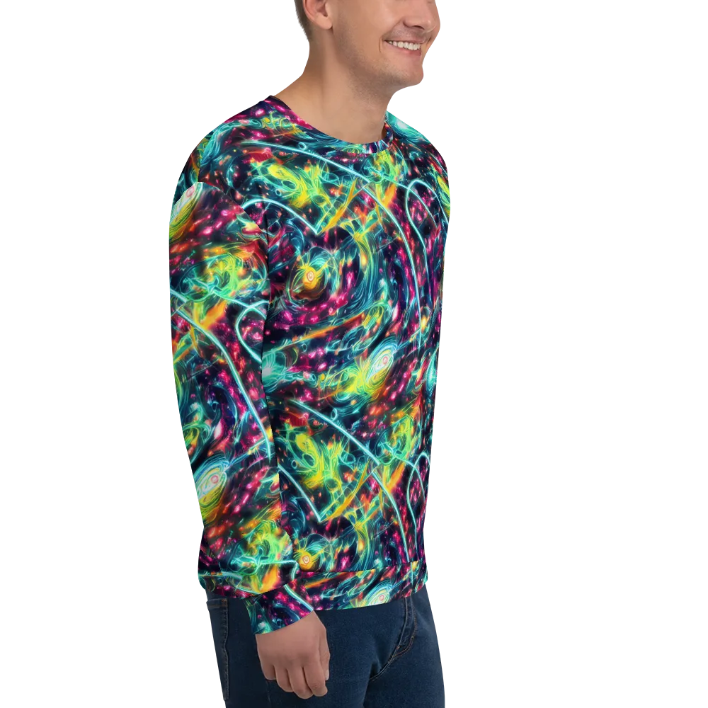 Afterdark Aurora on Sweatshirt — Right Front