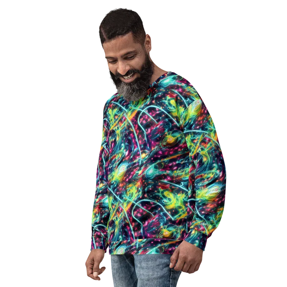 Afterdark Aurora on Sweatshirt — Left Front