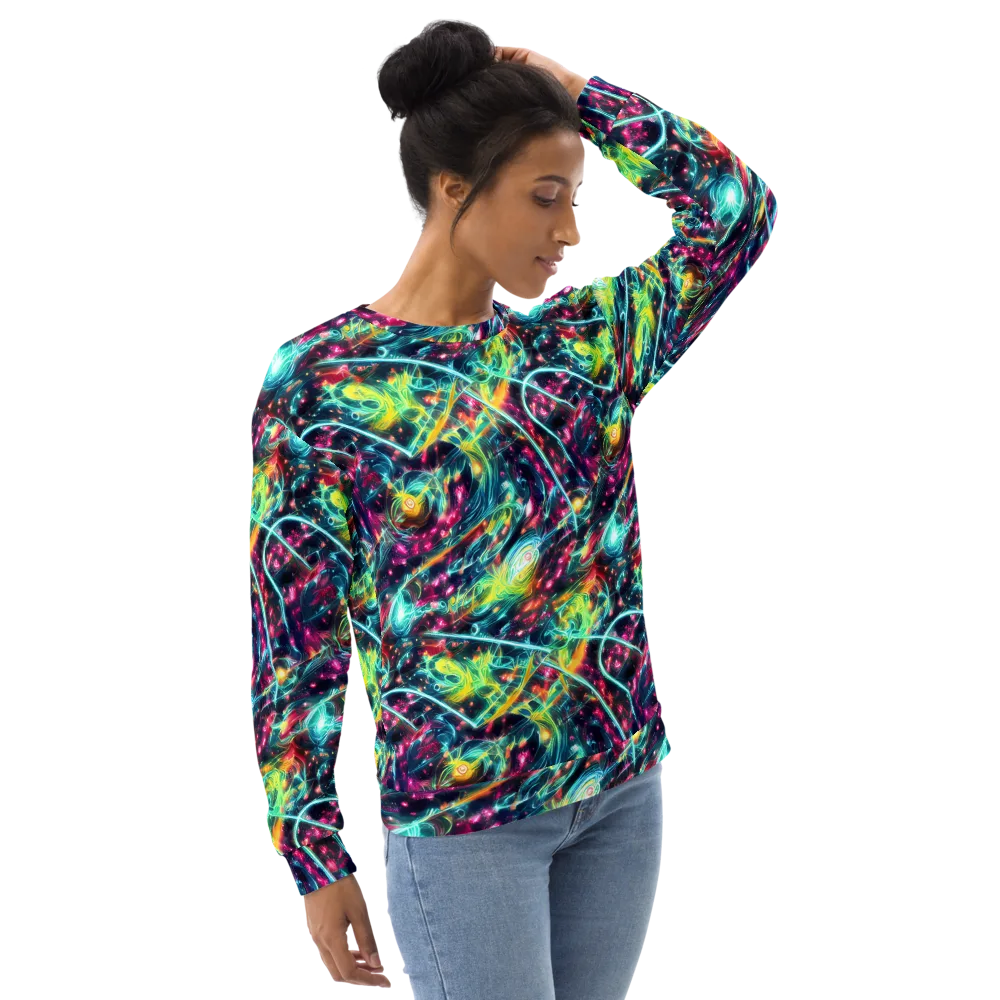 Afterdark Aurora on Sweatshirt — Right Front