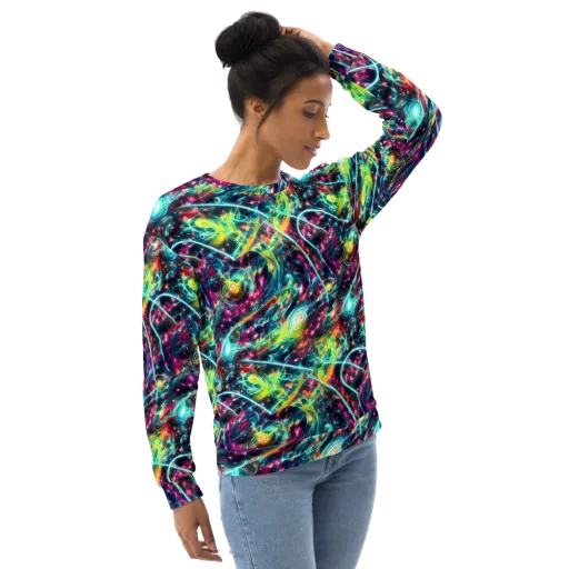 Afterdark Aurora on a Sweatshirt