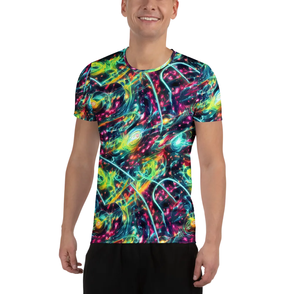 Afterdark Aurora on Men's Athletic T-Shirt — Front