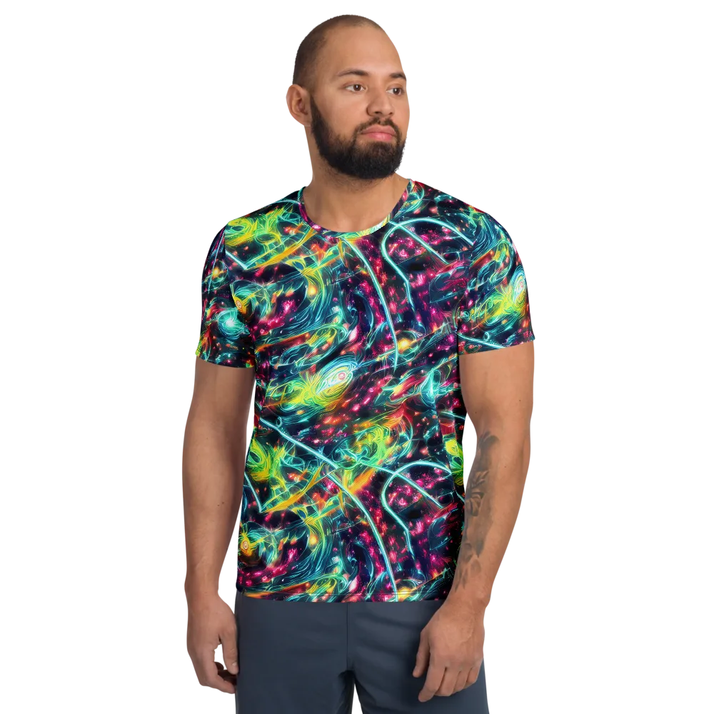 Afterdark Aurora on Men's Athletic T-Shirt — Front